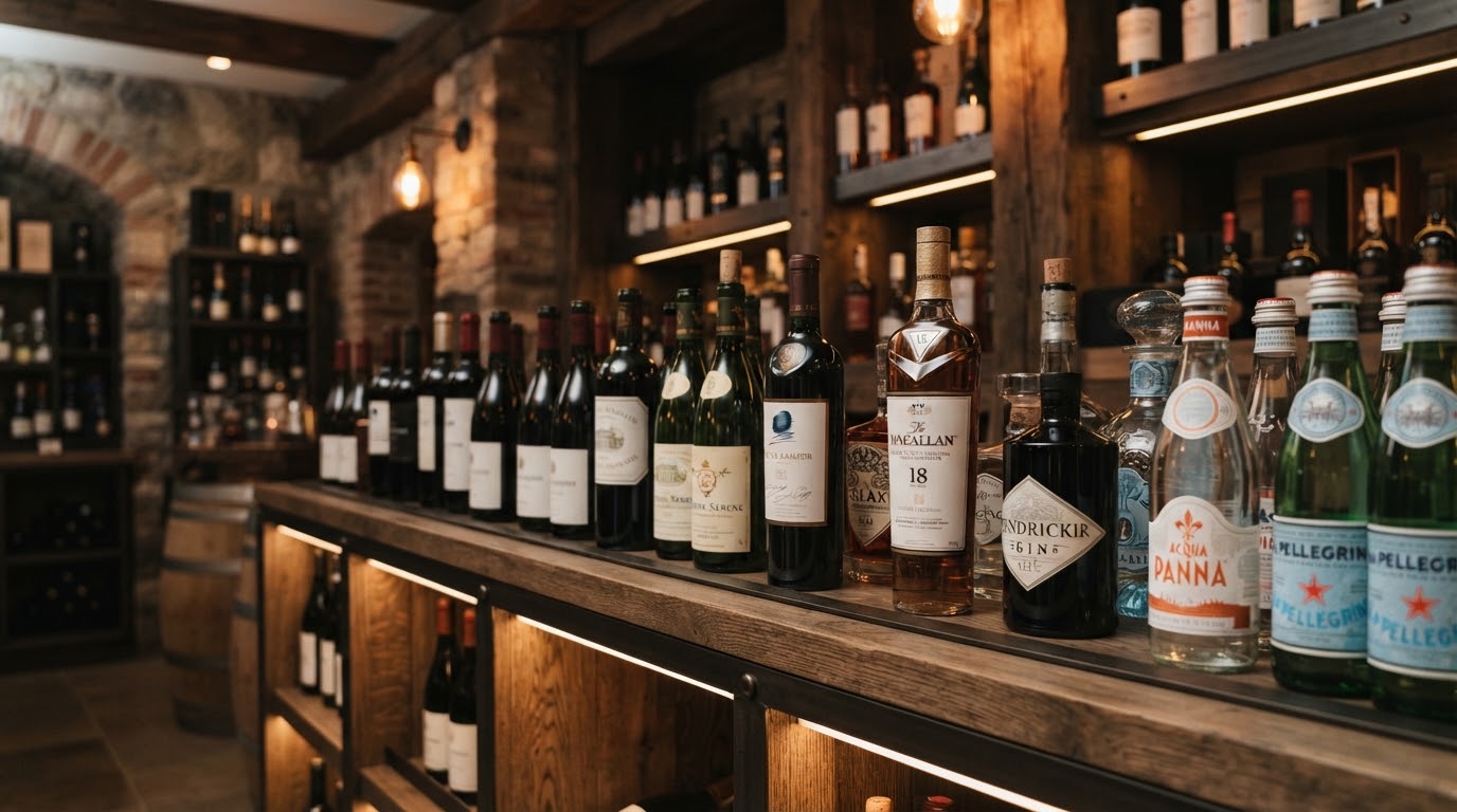 Bebidas e garrafeira B2B armazém HAC Portugal