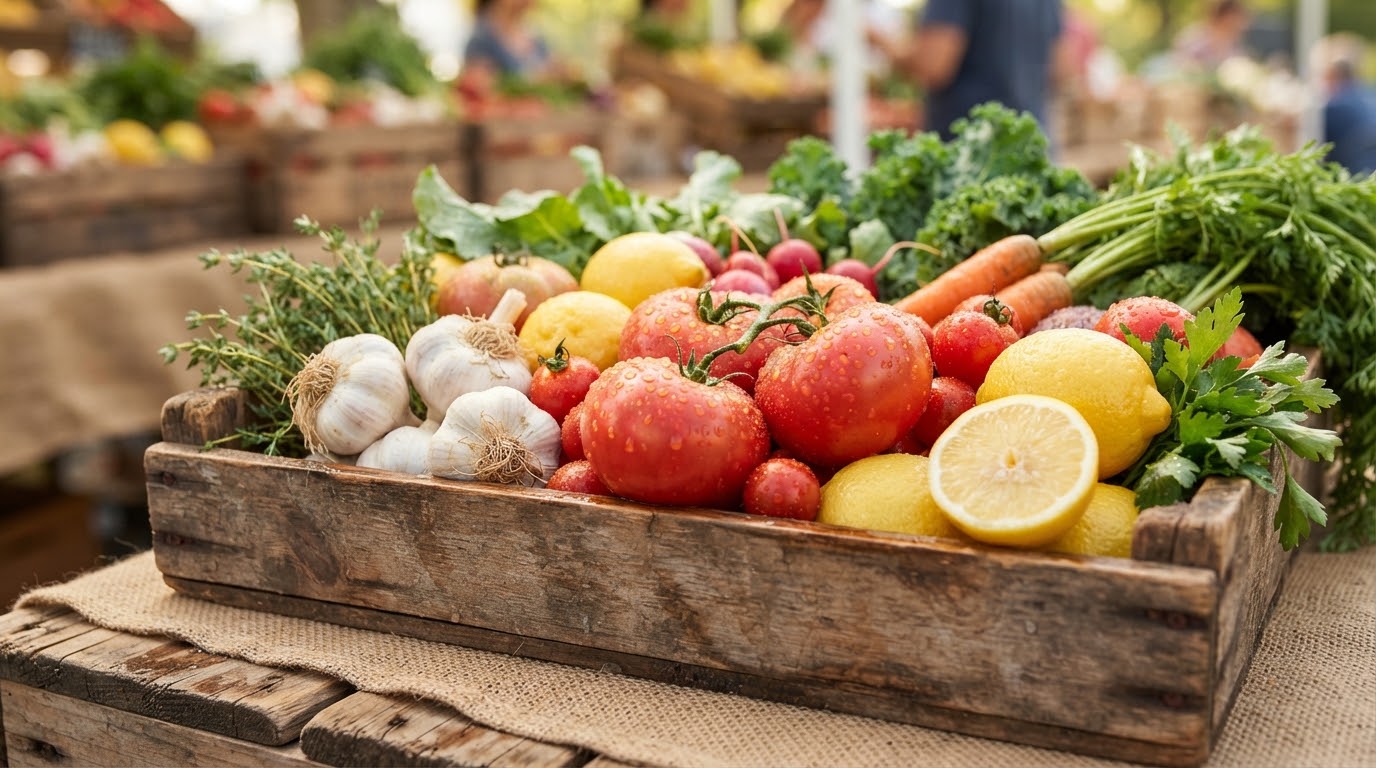 Frescos, frutas e legumes selecionados armazém HAC Portugal