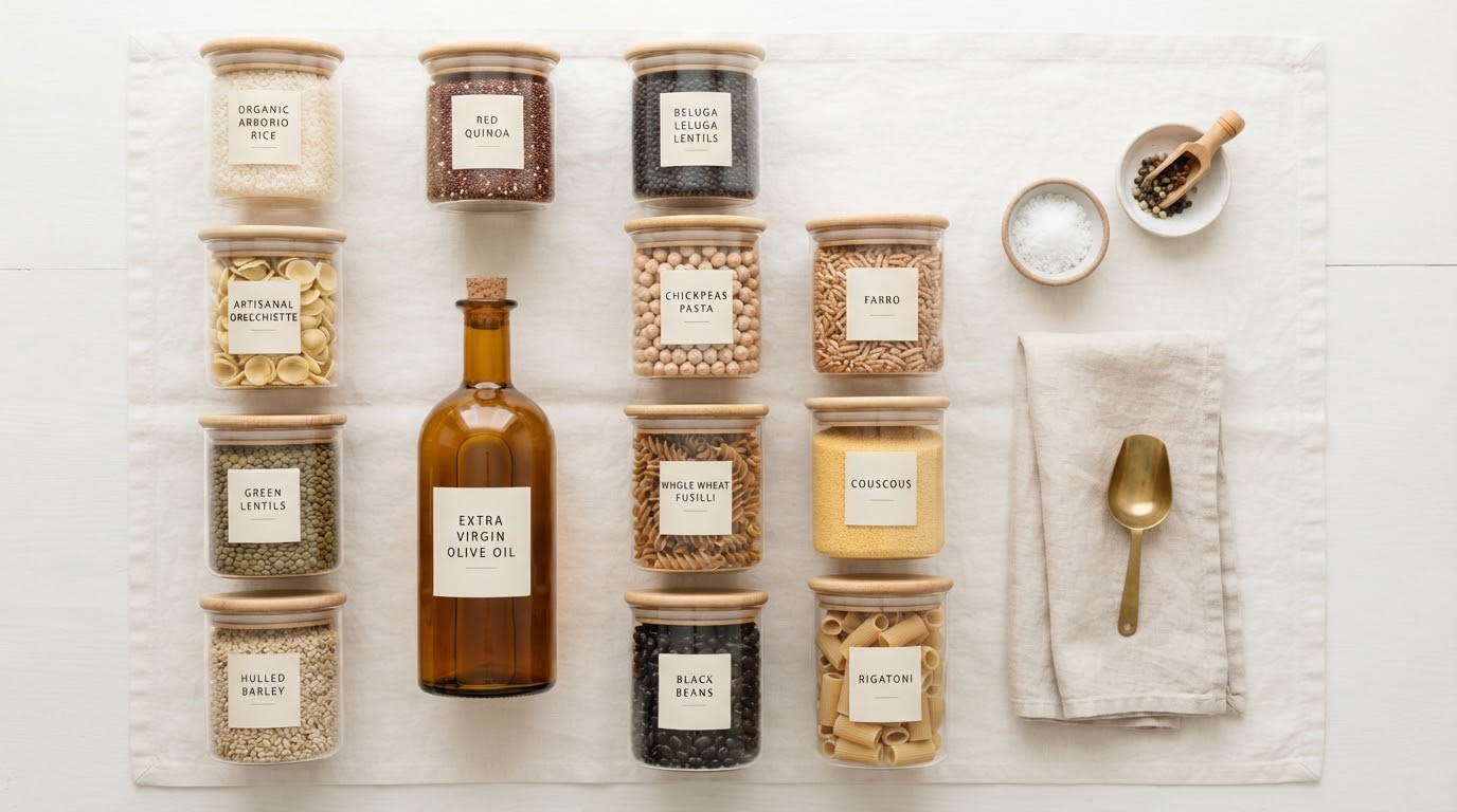 Mercearia seca e produtos alimentares em armazém HAC Portugal